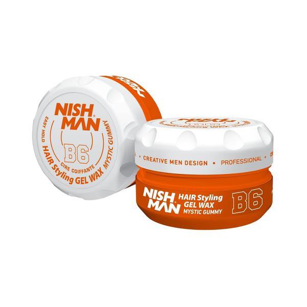 ژل واکس حالت دهنده مو نیشمن (Nishman)شماره B6 حجم 150 میلی لیتر